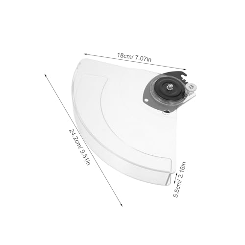 Protector transparente de mesa con cubierta antisalpicaduras ligera 3