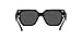 Versace Woman Sunglasses Black Frame, Dark Grey Lenses, 53MM
