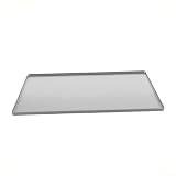 Tappetino in silicone, 50 x 50 cm e 60 x 60 cm, tappetino per condizionatore d'aria portatile, impermeabile con bordo rialzato, protegge i pavimenti di casa e ufficio (grigio, 50 cm)