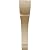 Ekena Millwork BKTW01X10X10OLRW-CASE-4 1 3/4 inch W x 10 inch D x 10 inch H Large Olympic Wood Bracket, Rubberwood (4-Pack),
