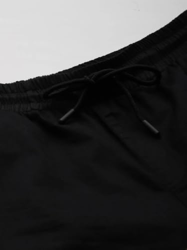 Image of Veirdo Pure Cotton Baggy Fit Regular Length Mid Rise 4 Pocket Cargos for Men (Colors: Black, Olive, Grey, Brown & Navy)
