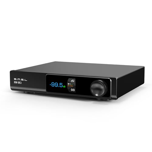 Image of SMSL RAW-DAC1 Decoder Bluetooth USB DAC with Remote Control Fully-Fitted LCD Screen