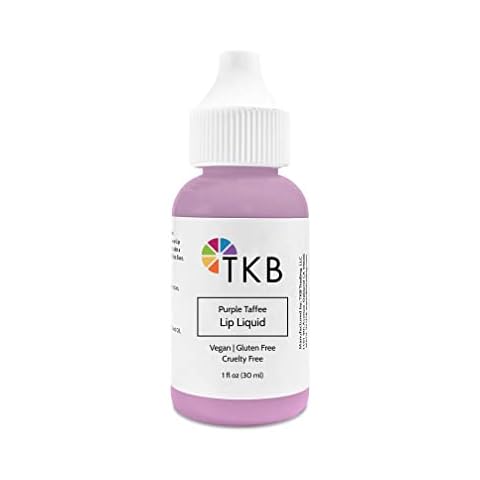 TKB Lip Liquid Color | Liquid Lip Color for TKB Gloss Base, DIY Lip Gloss, Pigmented Lip Gloss and Lipstick Colorant, Made in USA (1floz (30ml), Purple Taffee) Cover