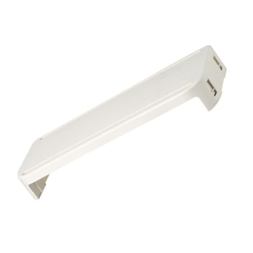 Étagère de rangement beige pour rehausser l'écran d'ordinateur à la maison