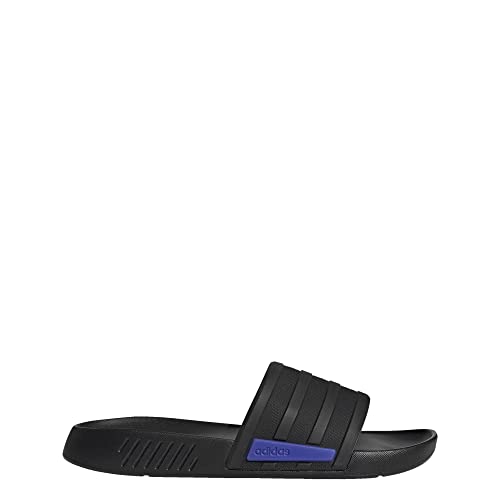 Image of adidas unisex-adult Racer TR Slide Black/Black/Sonic Ink 6