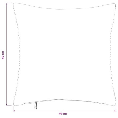 vidaXL Poszewka na poduszkę 2 pcs HEERLEN jasnoszary 40 x 40 cm