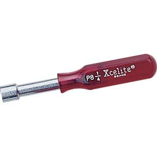 Xcelite P8 Mini-Nutdriver Red 1/4 Sizes 3-1/2 OAL