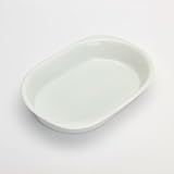 Pillivuyt Gratinform Oval Nr.2, Porzellan Auflaufform, 36,5 x 26 x 6 cm, Weiß