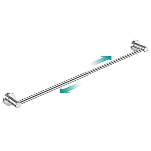 Garini Towel Bar, Garini Sus304 Stainless Steel Adjustable Bathroom Towel Holder Expandable Towel Racks For Bathroom Bedroom Living Room Wall Mount cover