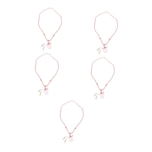 USHOBE 2 Peças colar de garrafa de óleo essencial terrários colares para mulheres iniciais difusor decoração colar de óleo essencial colar de pingente criativo Aromaterapia decorar vidro