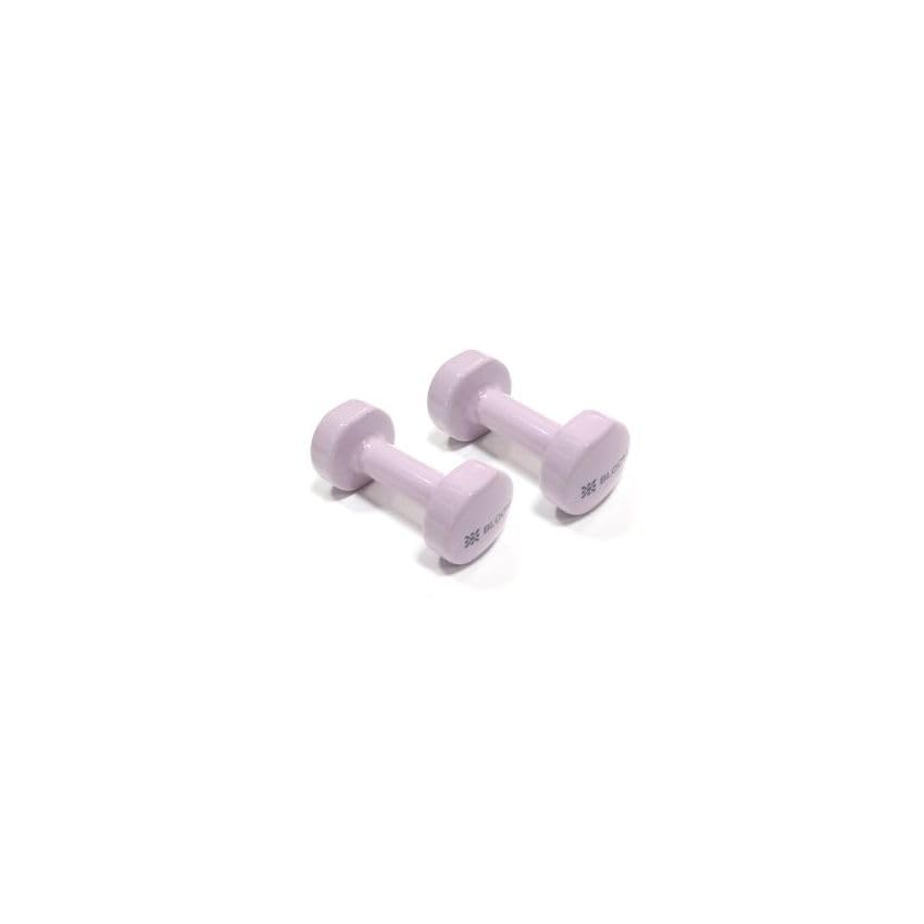 REBENUO Vinyl Dumbbell Aele-8076-1 1Kgx2 Purple.