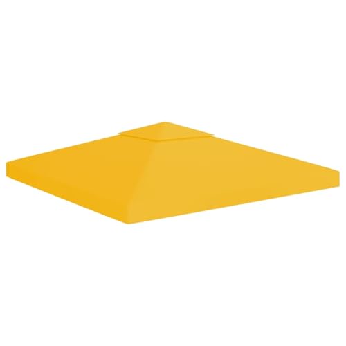 Telo per Tetto Padiglione con Camino 310 g/m² 3x3 m Giallo