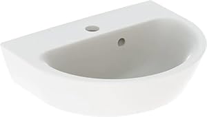 Geberit Renova Eckwaschbecken 45cm Keramik Weiß