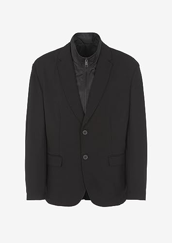 Armani Exchange Men's Limited Edition We Beat as One Strech Nylon Blazer with Bib Attached3
