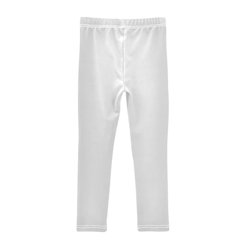 Silver Gray Girls' Leggings Dance Tights Trousers Yoga Pants Winter Leggings for Girls, 4T2