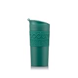Bodum 12oz Double Wall Insulated Travel Mug with Lid, Stainless Steel, Forest