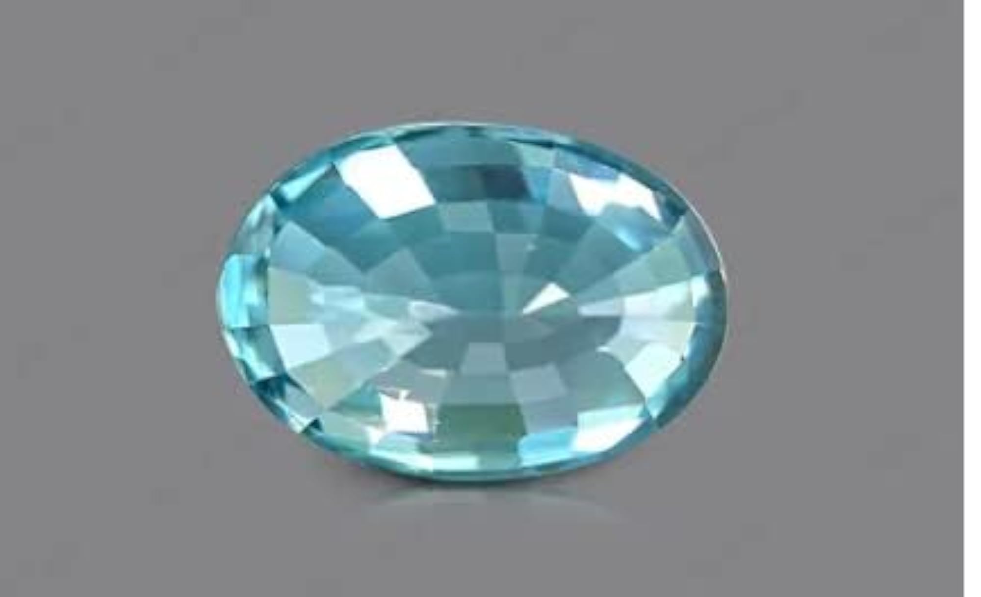 Blue Zircon 7 Ratti Gemstone for Ring