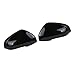 Pair Left & Right Side Rearview Mirror Cap Cover Compatible for Volvo S60 S80 2012-2019 V60 Black
