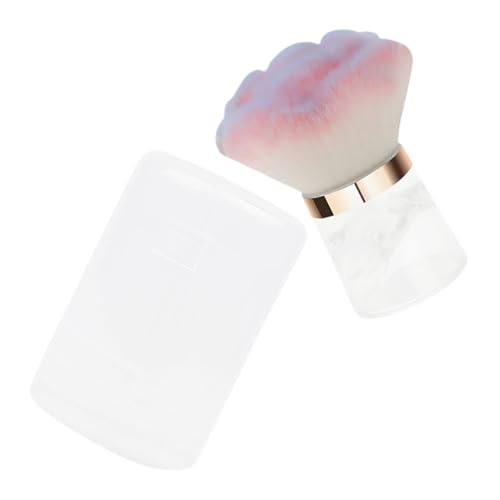MERRYHAPY Nail Art Dust Brush Flower Shaped Soft Duster for Manicure Clean Up Powder Brush for Acrylic Nails Easy Maintenance Dust Removal for All Users