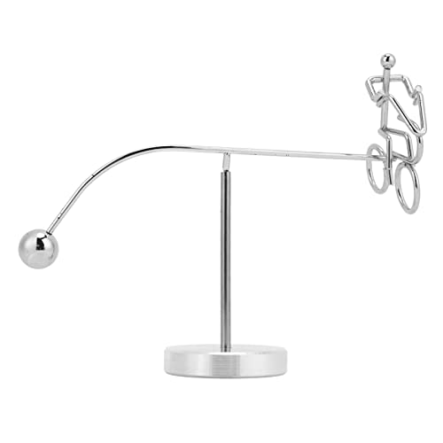 YUMILI Balancing Toy Art Balance Toy Desk Balancing Toy Perpetual Motion Desk Toy Premium Iron Glossy Surface Stress Relief Science Art Gift for Home Office...