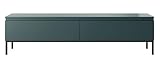 Selsey Bemmi Mueble TV, Melamine, Verde Oscuro, 175 cm