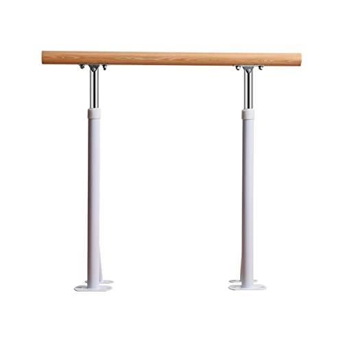Barre de ballet de fitness haut de gamme en bois massif avec socle stable