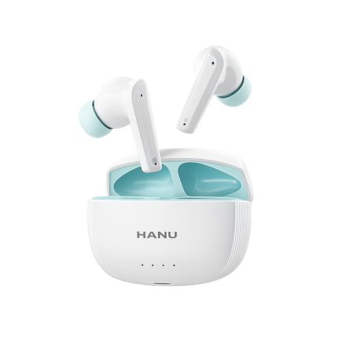 Image of HANU Pro Buds, 13mm Titanium Driver, Deep Bass, 43 Hours Playtime, Sweat Resistant, Fast Charging, Touch Control & Voice Assistant Support