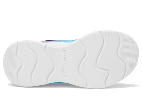 Skechers Girl's, S-Lights: Wavy Beams - Ombre Express Sneaker - Little Kid4
