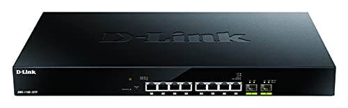 Image of D-Link 8-Port Multi-Gigabit Ethernet Smart Managed PoE Switch with 2 10GbE SFP+ Ports - (DMS-1100-10TP)