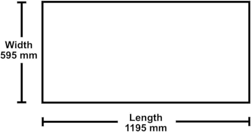 Suspended Ceiling FINE ND FISSURED Board Acoustic Panel Tiles 1195mm x 595mm Fit in 1200mm x 600mm