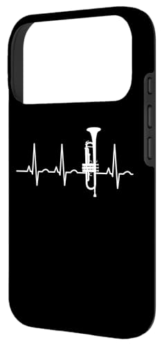 Trompette Heartbeat Trompette Joueur Musique Jazz Cadeau Coque pour iPhone 17 Pro – vue 2