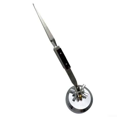 Pinzette per saldatura per la creazione di gioielli con rotazione di 360 gradi per una maggiore usabilità e stabilità (dritte)