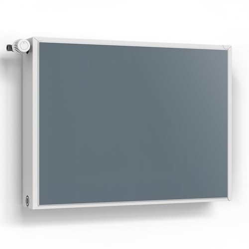 DEQORI Lámina magnética para calefacción, 80 x 60 cm, color gris oscuro, decorativa para radiadores, lámina decorativa autoadhesiva, magnética e impermeable