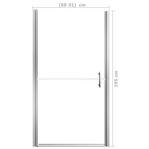 Evita salpicaduras con la puerta de ducha ajustable Mangloder 5