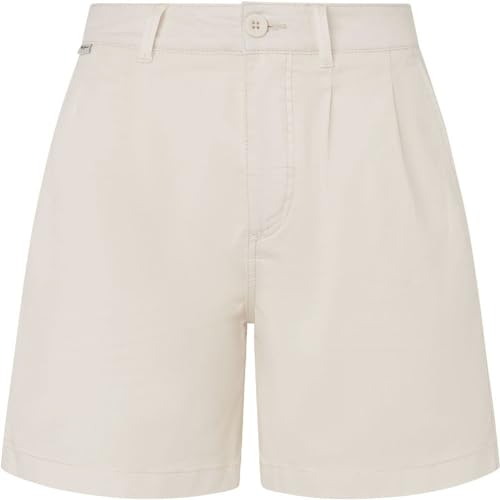 Pepe Jeans Vania Shorts para Mujer, Blanco (Mousse White), 24W