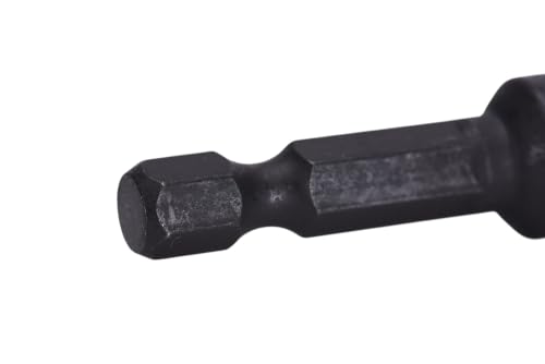Image of Century Drill & Tool 66500 Impact Pro Magnetic Screwdriving Bit Holder | 1 /4 inch hex shank, precision-fit tip black oxide finish, heat-resistant coating
