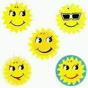 CovevaMixed Smiley Sun Air Fresheners BOX OF 360