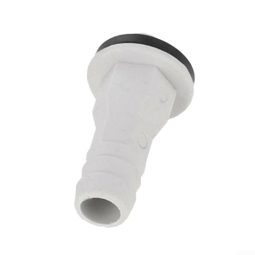 Image of Air Conditioner Drain Hose Adapter, AC Condensate Drain Connector Fitting, Straight Drain Pipe Coupler 15mm for Washing Machine, Plastic White Replacement Part(1pc)
