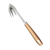 【Polyvalent】 : Cet outil de désherbage est idéal pour désherber, ameublir la terre, creuser et planter, parfait pour une variété de tâches de jardinage dans un seul outil compact.