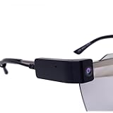 Ornatego ミニカメラ スマートウェアラブルカメラ グラス型 HDビデオ録画 ノイズ低減マイク USB充電 携帯電話・PC接続可能 いつでも録画 カード不要 アルバム直接保存 ポータブル ビデオレコーダー (ロゴなし（Type-Cコネクタ直結）)