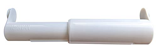 Teravan Standard Extender For Extra Large Toilet Paper, Allows Most Regular Fixtures To Fit Double Rolls And Triple Rolls, Easy To Use, White #TOP7