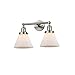 Innovations 208-SN-G41-LED 2 Light Vintage Dimmable LED Bathroom Fixture, Brushed Satin Nickel