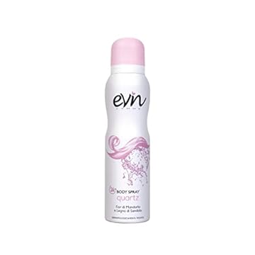 EVIN FEMME | Deodorante Donna Spray Quartz, Fragranza Fior di Mandorlo e Legno di Sandalo, Formula Attiva 24h, Dermatologicamente Testato, 150 ml