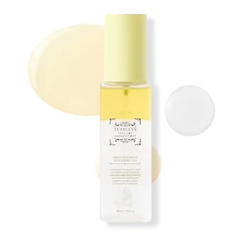 TEABLESS Green Tangerine Yuja Kombu Tea Perfume Hair & Body Mist, Hair & Body Perfume Spray for Dry Skin, Moisture Balance, Soothing, Nourishing, Long-Lasting Fragrance, Citrus Woody Scent Cover