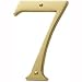 Baldwin 90677003 Residential Numbers Address Number Door Accessory - Lifetime Brass