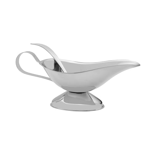 Towle Living Stainless Steel Set, Ladle, Gravy Boat with Pour Spout, 8 Ounce - Thumbnail 5