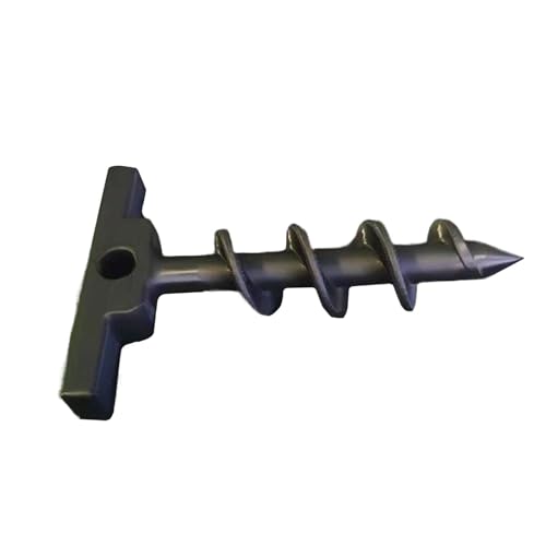 Heavy Duty Ground Anchor Tent Stake Windproof Spiral for Canopies Swing Hiking Backpacking Sheds 5.51inch