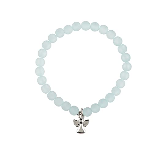 Enfants Bracelet Protection Ange Turquoise Ange Polaris de perles métal bande élastique, bijoux, le bonheur schmiedin Cover