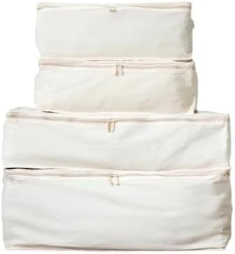 Sacs De Rangement En Toile Douce Avec Fermeture éclair épaisse Et