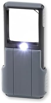 Carson® 5X MiniBrite LED Lighted Slide-Out Aspheric Magnifier with Protective Sleeve (PO-55)